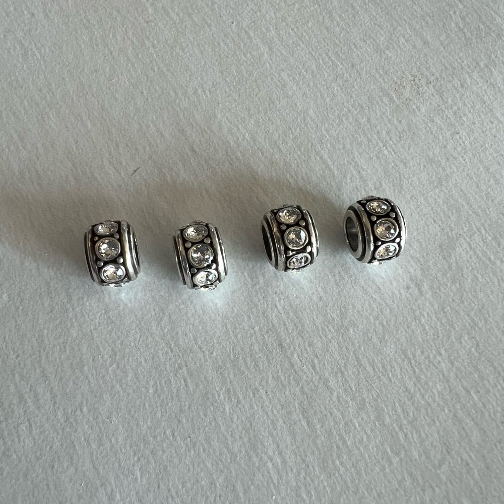 FOUR AUTHENTIC, Elegant Brighton Spacer Charm set, with pouch, $72 value